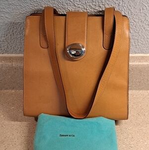 Tiffany & Co. Vintage Leather Shoulder Bag